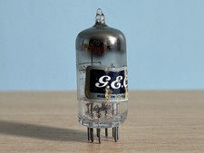 Osram GEC ECC81 12AT7 B309 Black Welded Plates Valve/Vacuum Tube, Tested (#28)