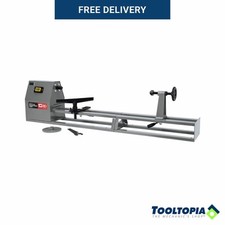 SIP Starter Wood Lathe with 3pc Chisel Kit 14" x 40" 230V 370W 720-2150RPM Speed