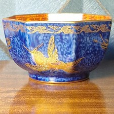 Excel Cond Wedgwood Daisy Makeig Jones Fairyland Lustre Humming Bird Bowl Z5294