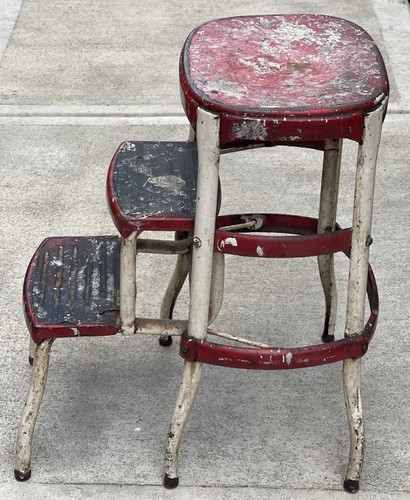 Vintage cosco red white step - vintage,