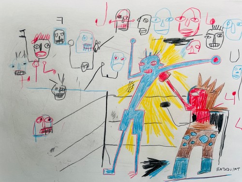 Jean michel basquiat original - michel,