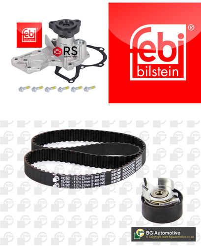 Timing belt kit water - belt, pump