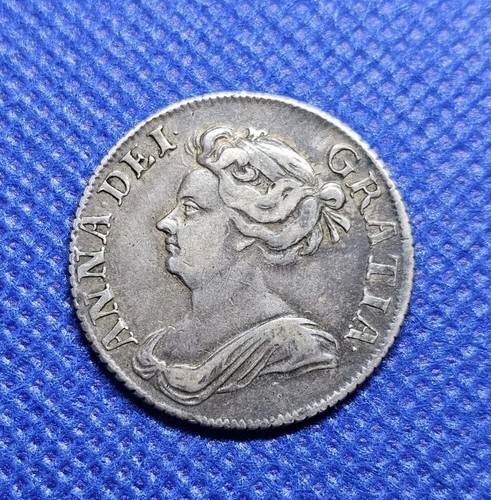 1709 shilling queen - shilling, anne