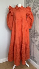Zara Orange Puff Sleeve