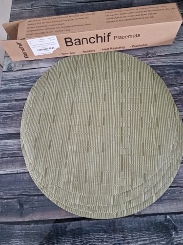 Banchif round placemats - round, of