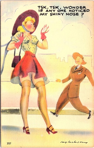 Vintage jay jackson - jay, postcard