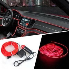 LED Wire Neon String Strip Lights Rope Tube Lamp Car Truck Interior Atmosphere G