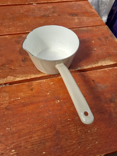 Enamel pot butter coffee milk - coffee,