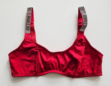 Victoria's Secret Lipstick Red Shine Strap Unlined Bralette Size M