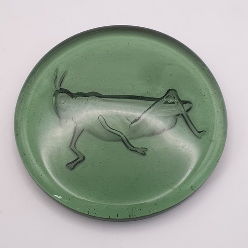 Blenko glass grasshopper - glass,