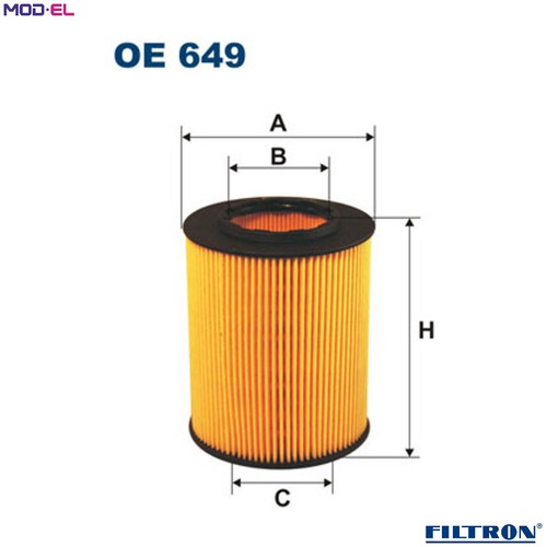 Oil filter 649 for - for, wiesmann