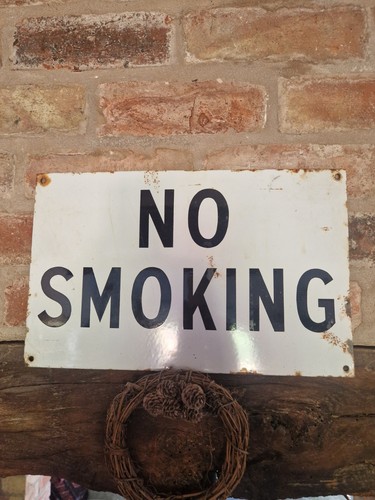 Antique smoking tin - no,