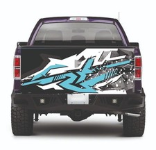 Tailgate truck wrap printed