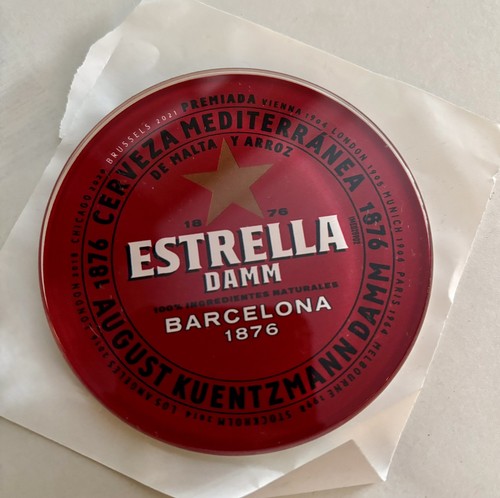 Estrella damm flat - , round