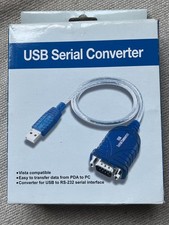 USB to RS-232 Serial Converter Adapter – New & Boxed