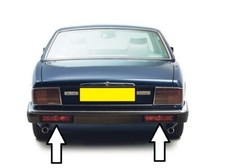 JAGUAR XJ40 XJ6 REAR BUMPER