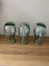 Glass Mannequin Style Head / Shop Display/ Jewellery/ Headwear