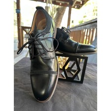 Dockers Mens Black Leather