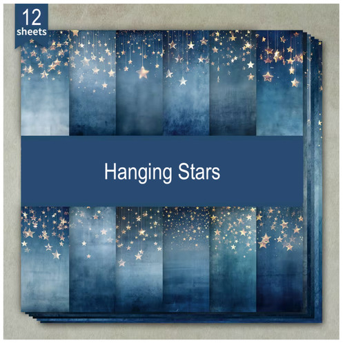Hanging stars craft paper - -,
