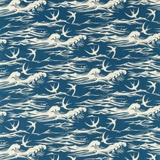 Sanderson Swallows At Sea Navy 1.9m Fabric