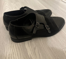 RRP £89 NEW Asos smart leather shoes monk office wedding 14 frm Harrods