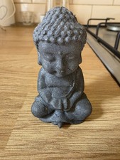 Shungite Buddha Carving Natural Mineral Crystal Healing Peace & Protection Stone