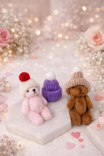 Mini valentine bear gift - valentine, in