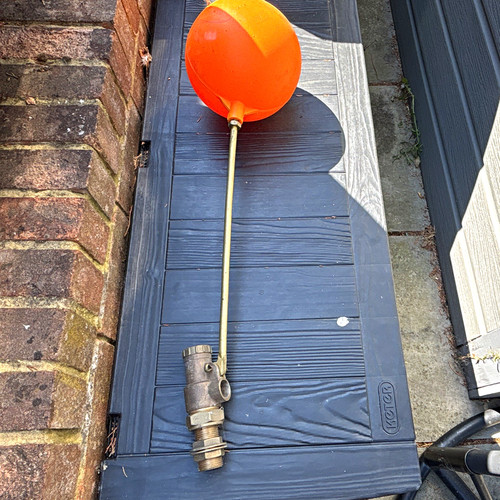 Float operated water tank - water,