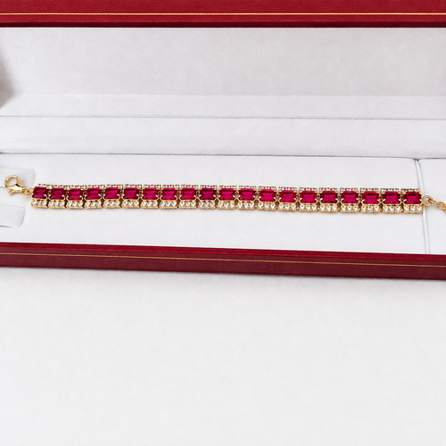 Simulated ruby diamond - simulated,