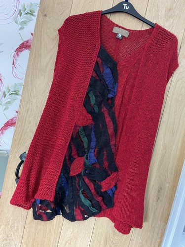 Zuza bart red waistcoat - zuza, jumper