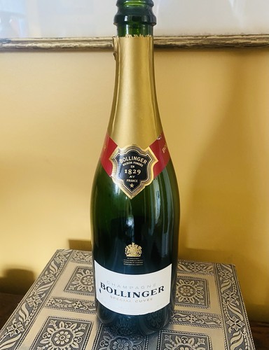 Bollinger champagne bottle - bollinger,