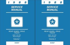 1988 Dodge Truck Shop Manual