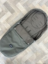 Mamas & Papas Ocarro 5 Point Harness Fleece Lined Stroller Footmuff Khaki Green
