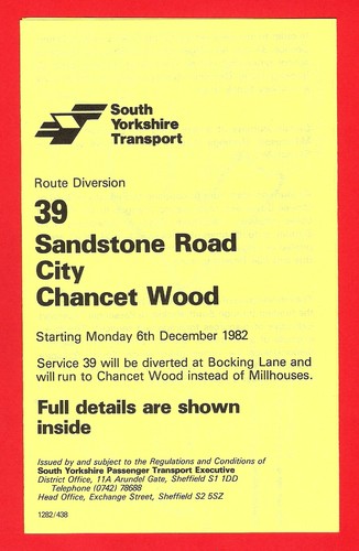 Sheffield bus timetable - sheffield,