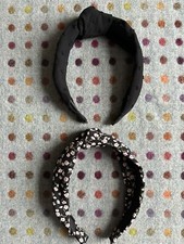 Ladies one size Primark headband bundle, black/patterned, used, great condition