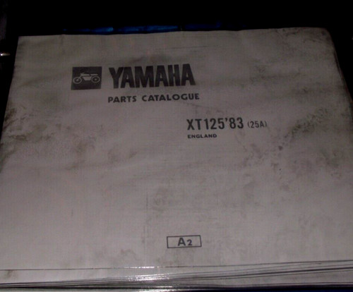 Yamaha xt125 1983 parts - (25a),