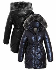 Girls Padded Parka Coat Ages