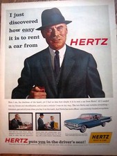 1959 HERTZ  Rent A Car