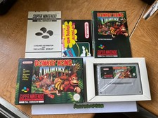 donkey kong country game snes super nintendo boxed PAL