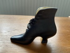 Vintage Ladies Miniature Lace Up Boot - Porcelain - Possibly Royal Bayreuth