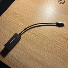 SUCESO USB-C Thunderbolt 3/Type-C to RJ45 Gigabit 1000 Mbps Ethernet LAN Adapter