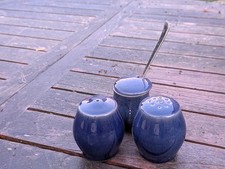 Denby Cottage Blue Cruet Salt