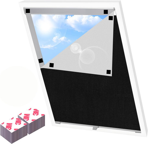 Magnetic blackout blinds stick - blackout,