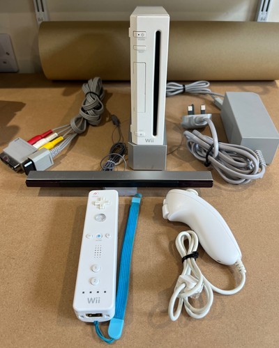 Wii console with - console, controller