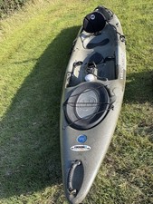 Wilderness Systems Tarpon 120 with fishfinder GPS trolley and paddle. 