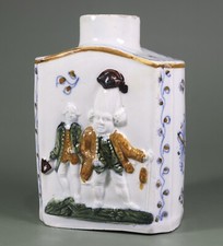 Antique Prattware Pottery Tea