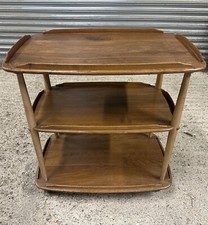 Retro 1970’s Ercol Mid Century Three Tier Drinks / Tea Trolley
