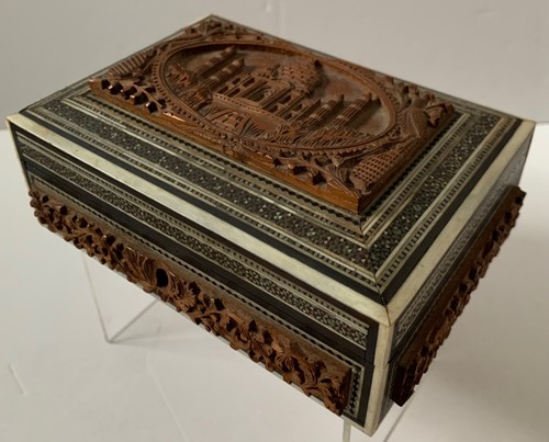 Vintage carved taj mahal - taj,
