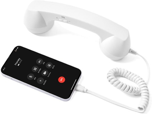 Retro phone handset - phone,