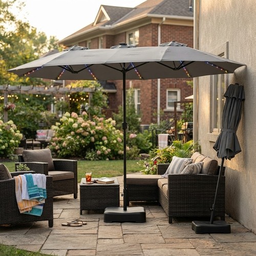 Large double canopy patio - 4.4m,